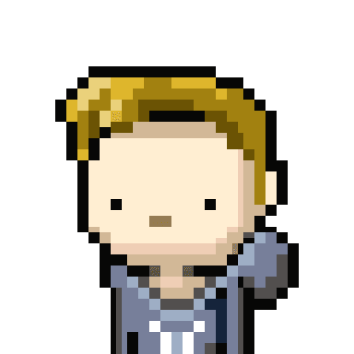 Pixel portrait of John Baker